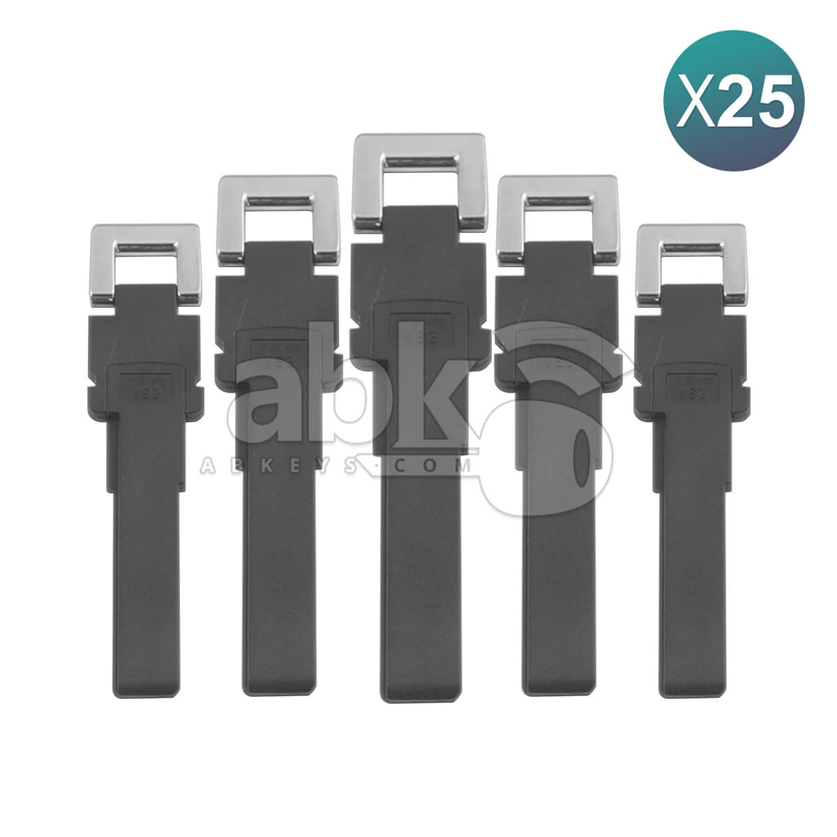 Volkswagen Passat 2005-2014 Smart Key Blade HU66 25Pcs Bundle - ABK-1331-OFF25 - ABKEYS.COM