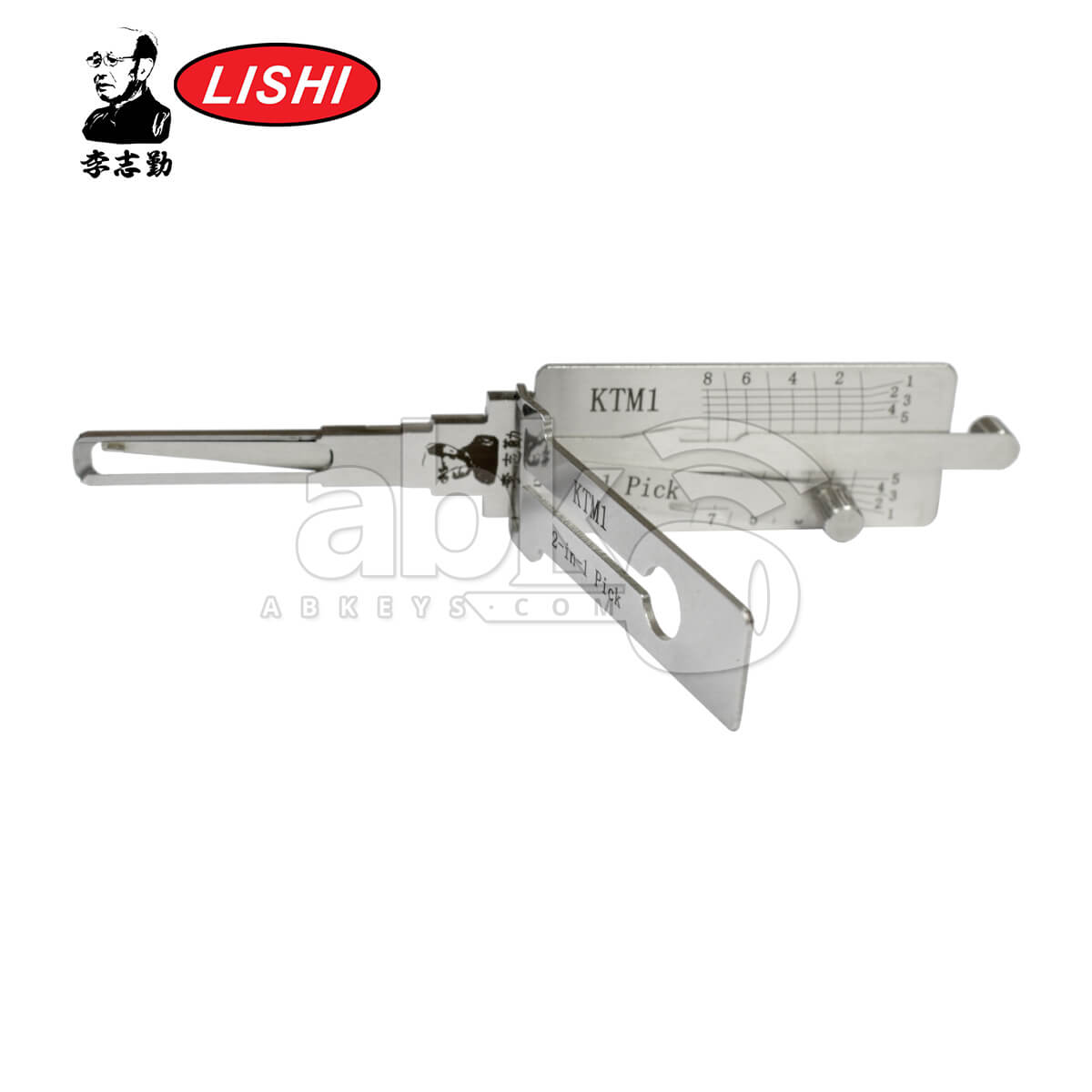 Original Lishi KTM1 2-in-1 Pick & Decoder for KTM Motorcycle Lishi Tool - ABK-1332 - ABKEYS.COM