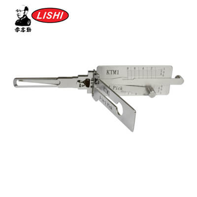 Оригинал Lishi KTM1 Отмычка и Декодер 2-в-1 для Мотоцикла KTM Инструмент Lishi
