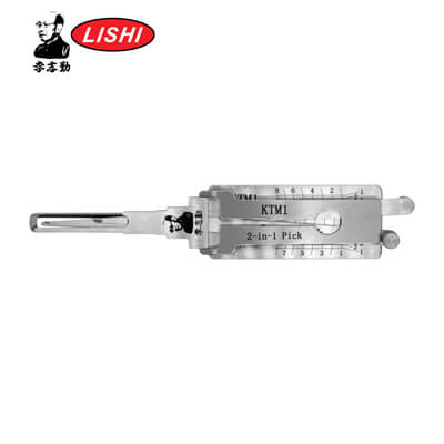 Original Lishi KTM1 3-in-1 Pick & Decoder for KTM Motorcycle Lishi Tool Anti Glare