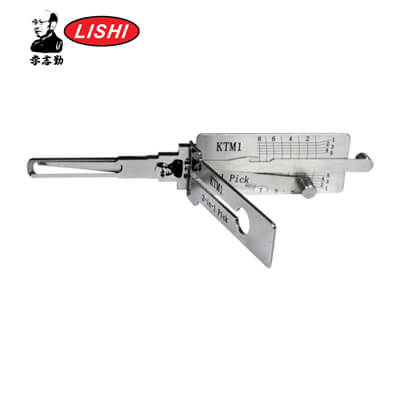 Original Lishi KTM1 3-in-1 Pick & Decoder for KTM Motorcycle Lishi Tool Anti Glare
