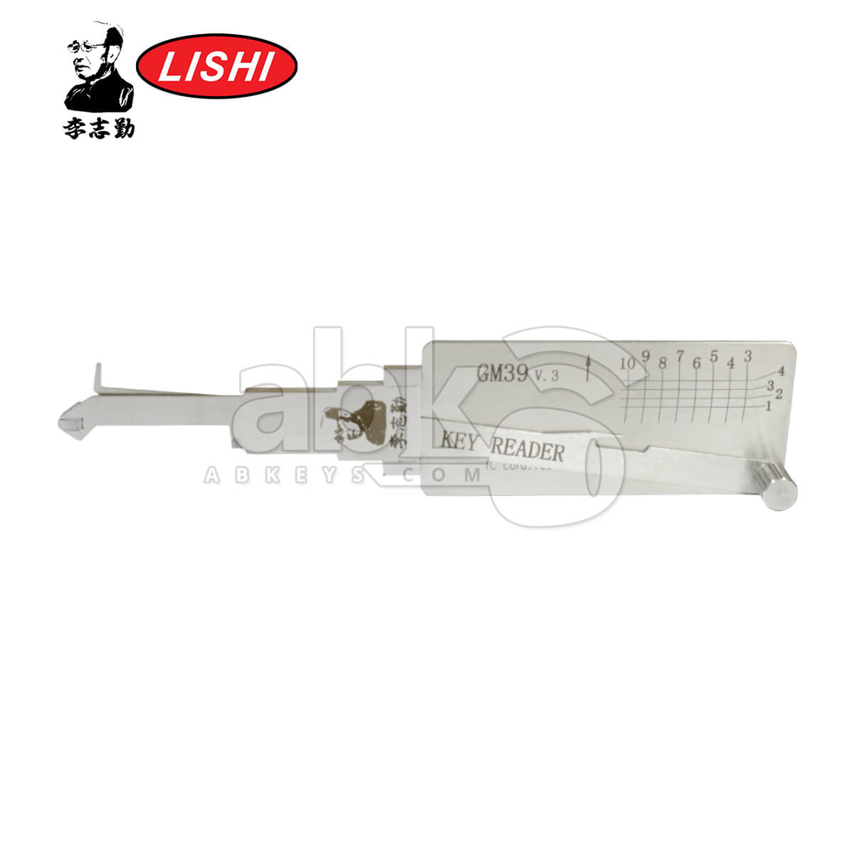 Original Lishi GM39 V3 Decoder & Reader for GM Lishi Tool   ABK 1351   ABKEYS