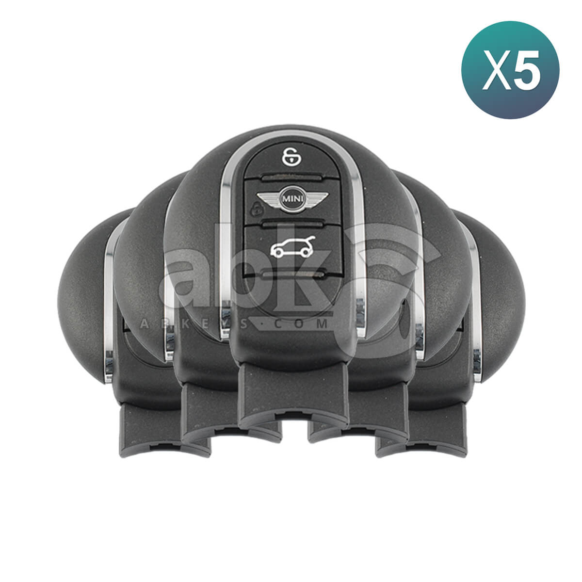 Mini Cooper 2015-2024 Smart Key 3Buttons 315MHz 5Pcs Bundle - ABK-1369-OFF5 - ABKEYS.COM