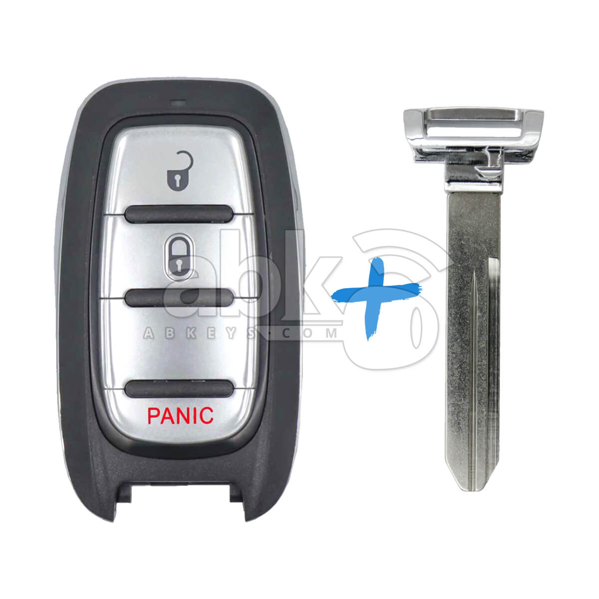 Chrysler Pacifica 2017+ Smart Key 3Buttons 68217827AC 433MHz M3N 97395900 Without KeySense  