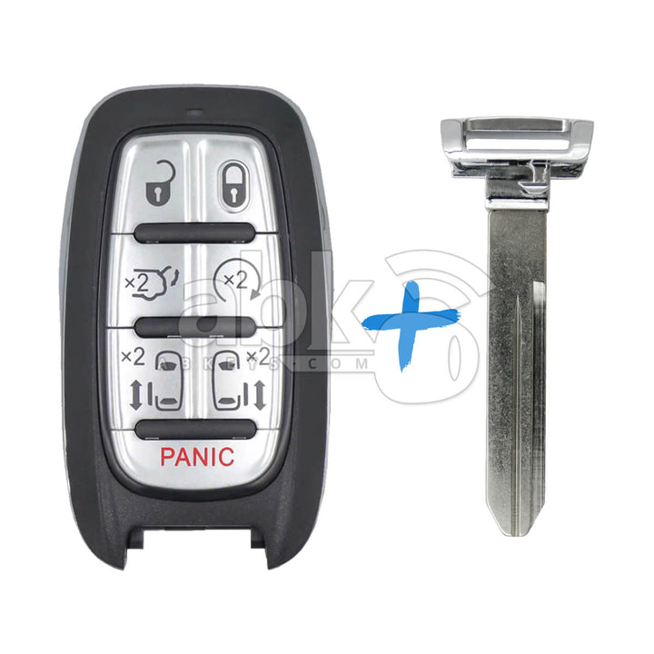 Chrysler Pacifica 2017+ Smart Key 7Buttons 68238689AC 433MHz M3N-97395900 With KeySense - ABK-1440 -