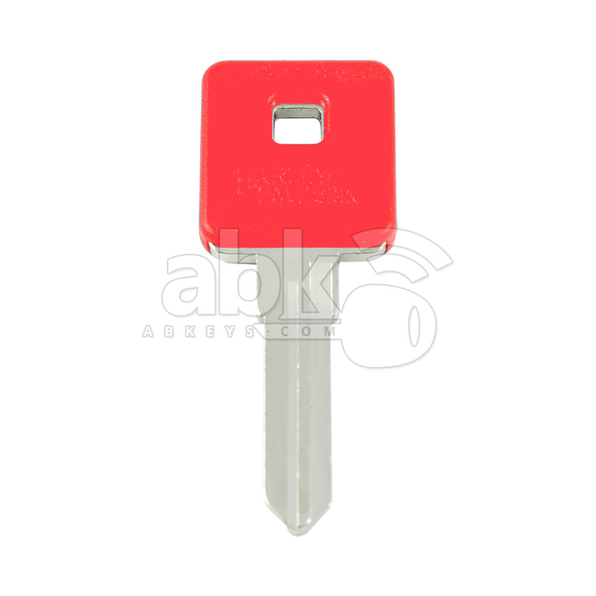 Harley Davidson Motorcycle Chip Less Key HYD15 Red   ABK 146   ABKEYS