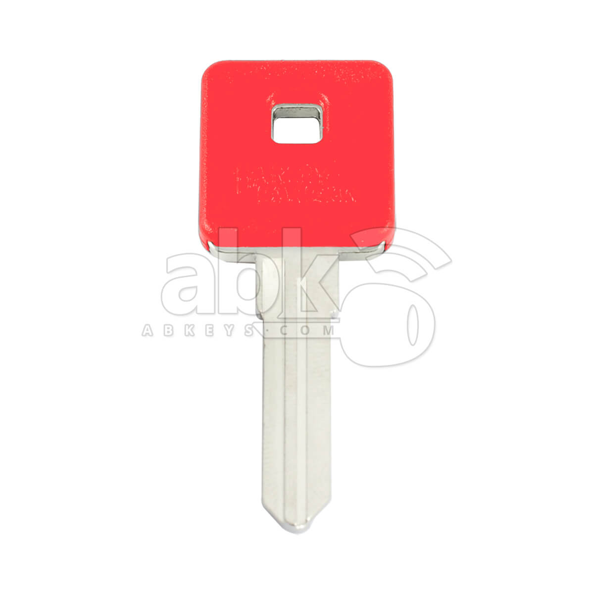 Harley Davidson Motorcycle Chip Less Key HYD16 Red   ABK 148   ABKEYS