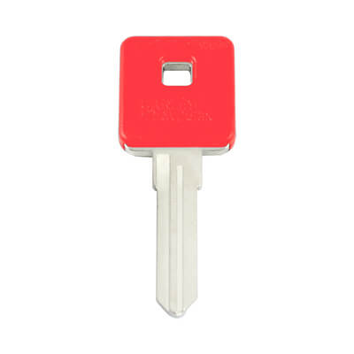 Chave Sem Chip Para Motocicleta Harley Davidson, HYD16 Vermelho