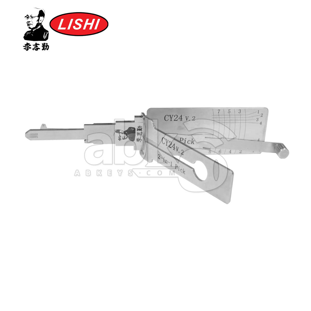 Original Lishi CY24 8Cut 2-in-1 Pick & Decoder for Chrysler Lishi Tool - ABK-1493 - ABKEYS.COM