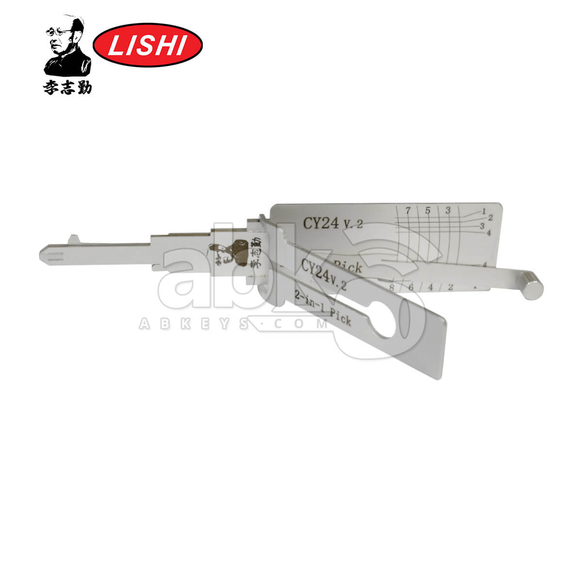Original Lishi CY24 8Cut Pick & Decoder for Chrysler Lishi Anti