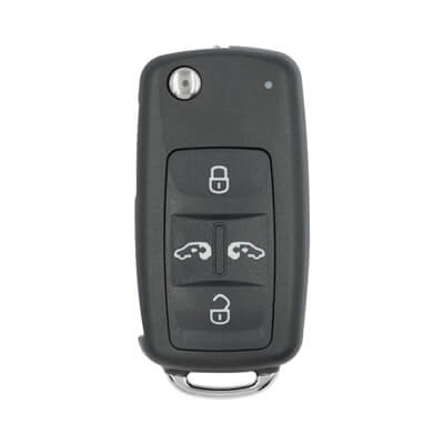 Volkswagen Transporter 2012+ Coque Télécommande Pliable, 4Boutons, HU66