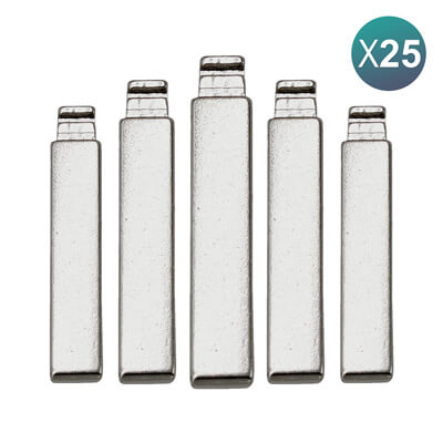 KeyDiy Xhorse Remote Key Blade For Peugeot Citroen HU83 (Long Key) 25Pcs Bundle - ABK-1510-OFF25 -