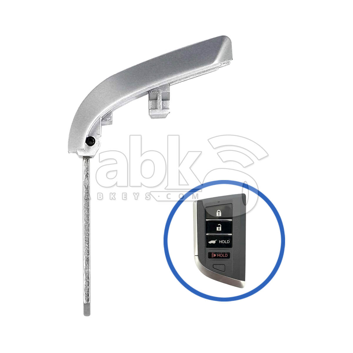 Acura 2022+ Smart Key Blade 35118-TYA-A50 - ABK-1514 - ABKEYS.COM
