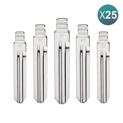 KeyDiy Xhorse Remote Key Blade For Hyundai Kia HYN14 25Pcs Bundle - ABK-1525-OFF25 - ABKEYS.COM
