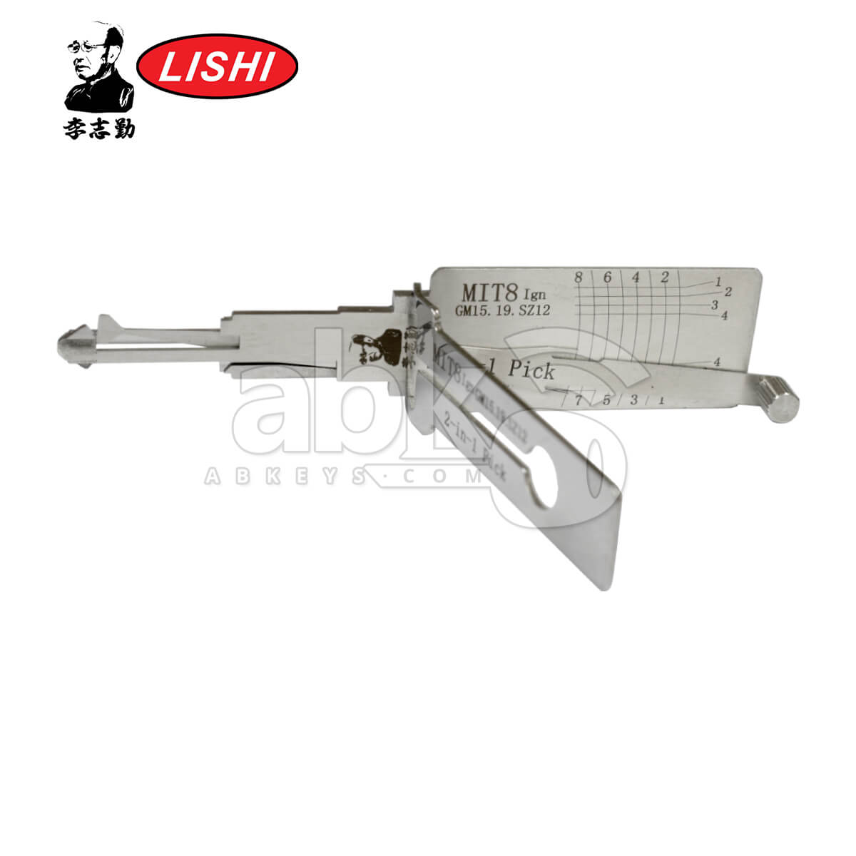 Original Lishi MIT8 3 in 1 Pick & Decoder for Mitsubishi & Isuzu Trucks Lishi Tool Anti Glare