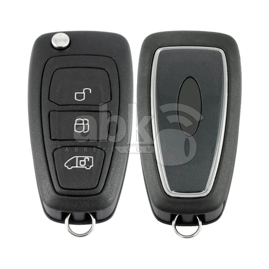 Ford Transit 2016-2019 Flip Remote 3Buttons 2149959 433MHz A2C94379403 HU101 - ABK-1708 - ABKEYS.COM