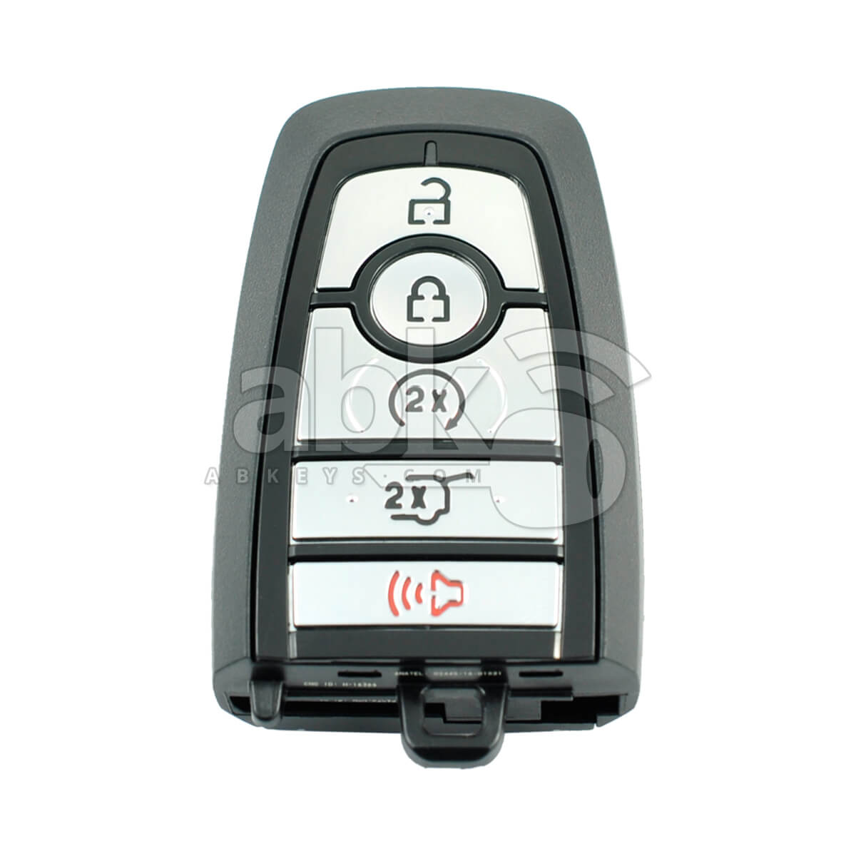 IJDMTOY Funda Protectora Para Llavero De TPU Azul Con Acabado Cromado Compatible Con Ford O Lincoln 4/5 Botones Llave De Acceso Inteligente Sin Llave