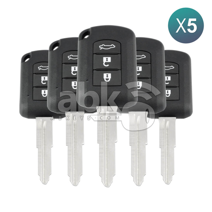 Mitsubishi Lancer 2019+ Key Head Remote 3Buttons 6370B943 433MHz J166E MIT11R 5Pcs Bundle -