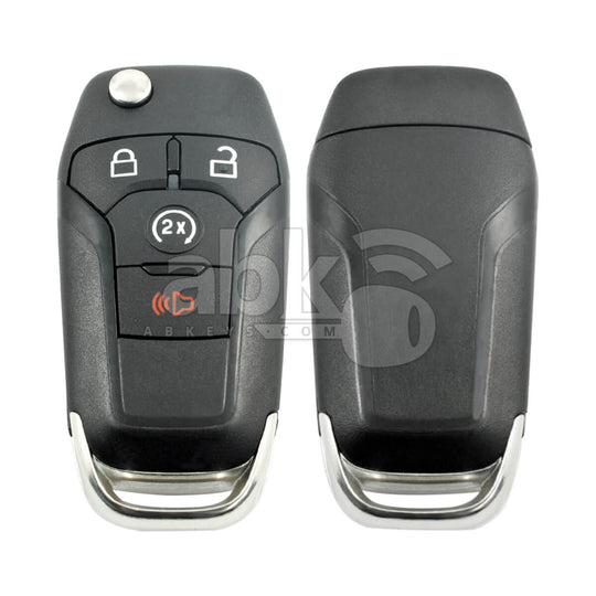 Ford F150 2015-2022 Flip Remote 4Buttons 164-R8134 902MHz N5F-A08TDA HU101 - ABK-1762 - ABKEYS.COM
