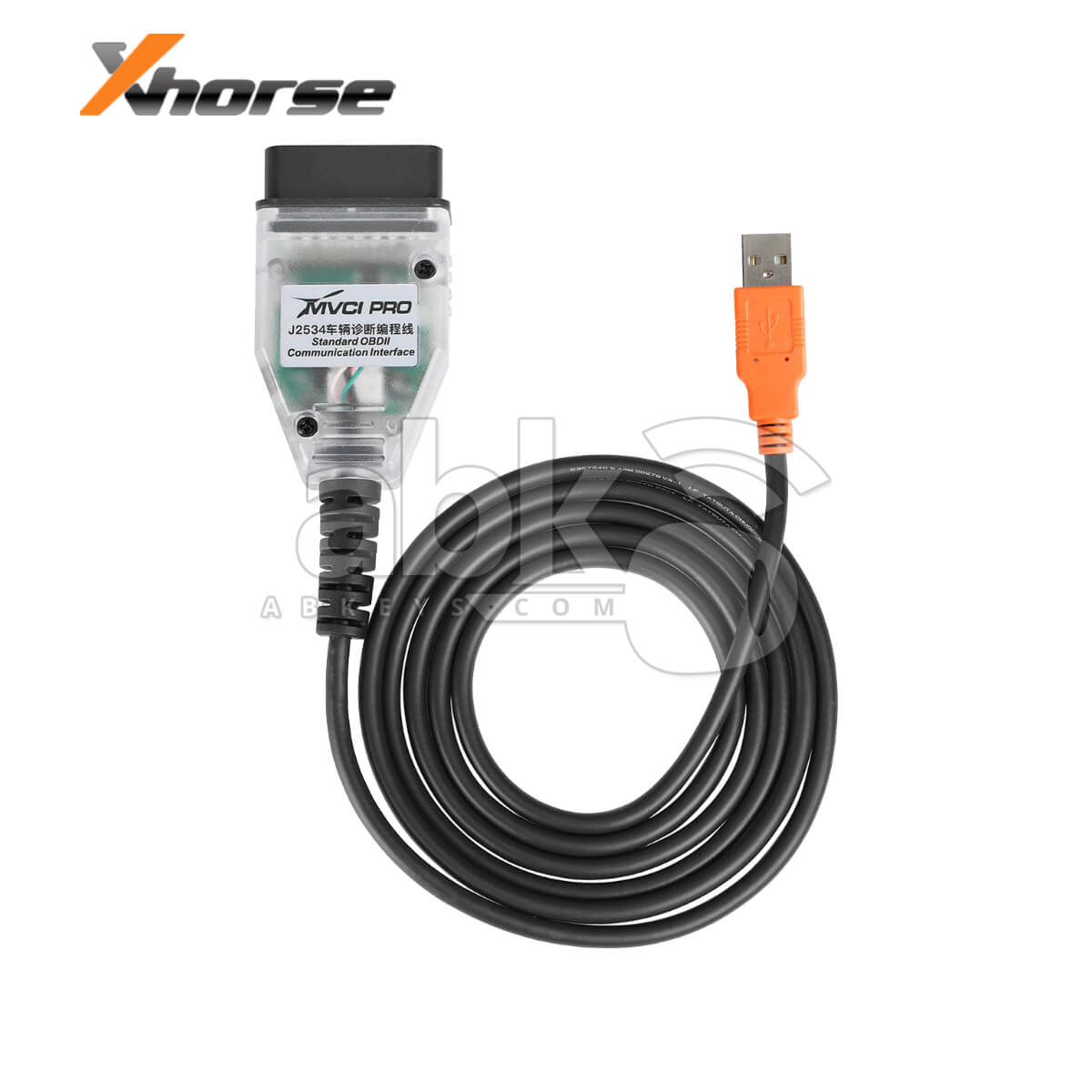 Xhorse MVCI PRO J2534 Passthru Diagnostic and Programming Cable XDMVJ0GL   ABK 1764   ABKEYS
