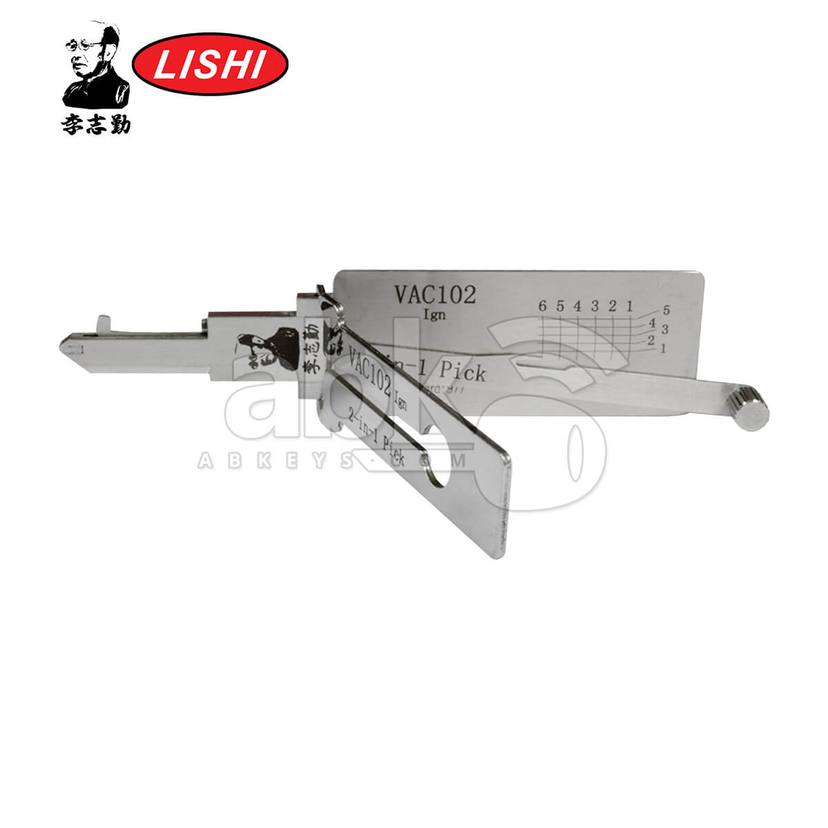 Original Lishi VAC102 + IGN 2-in-1 Pick & Decoder for Renault Lishi Tool - ABK-1824 - ABKEYS.COM