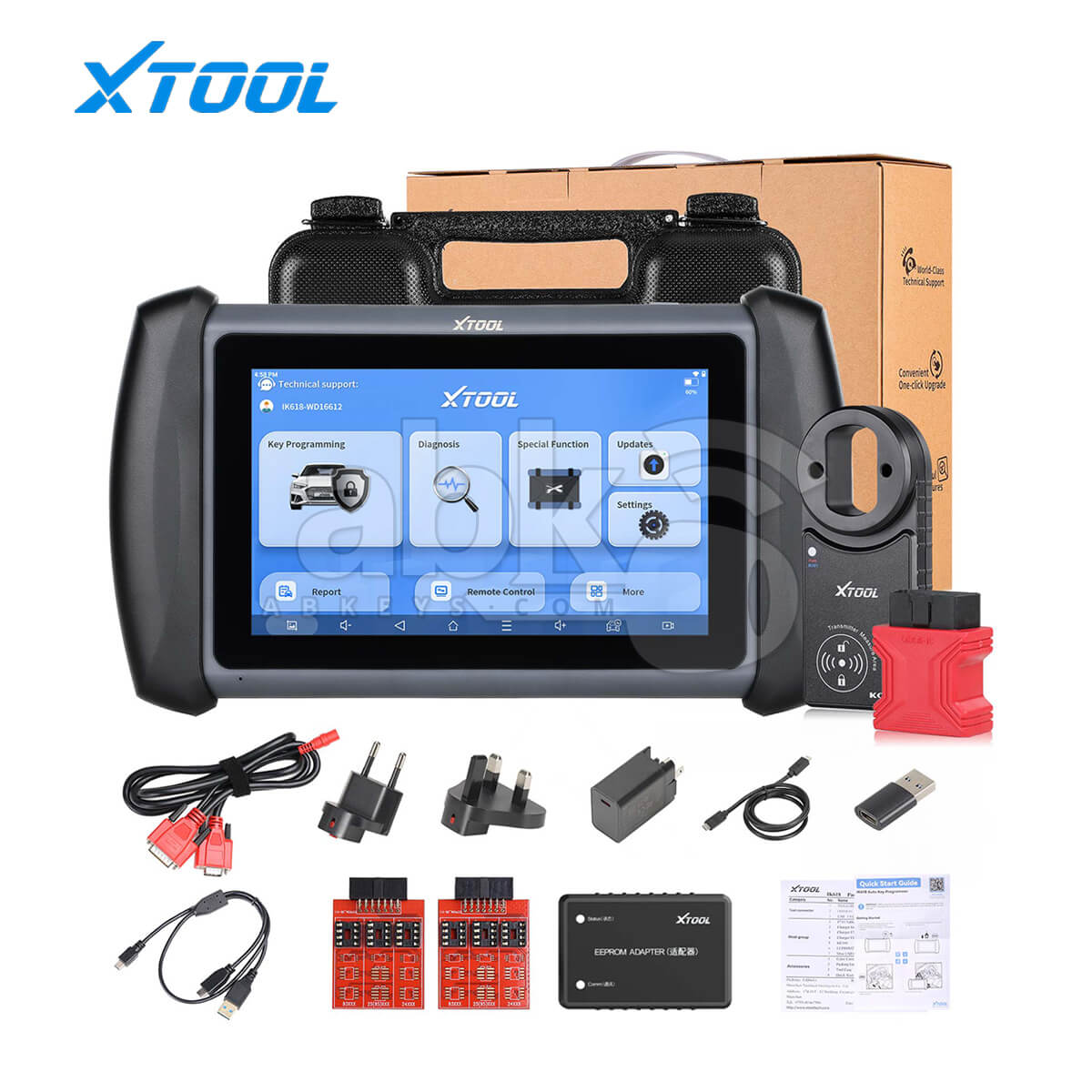 XTool InPlus IK618E Automotive Key Programmer & Diagnostic Tool   ABK 1826   ABKEYS