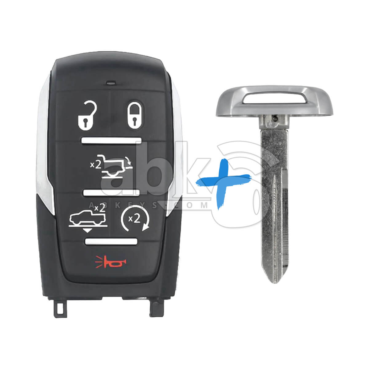 Genuine Dodge Ram 1500 Limited 2019+ Smart Key 6Buttons 68312808AD 433MHz OHT-4882056 - ABK-1876-KB