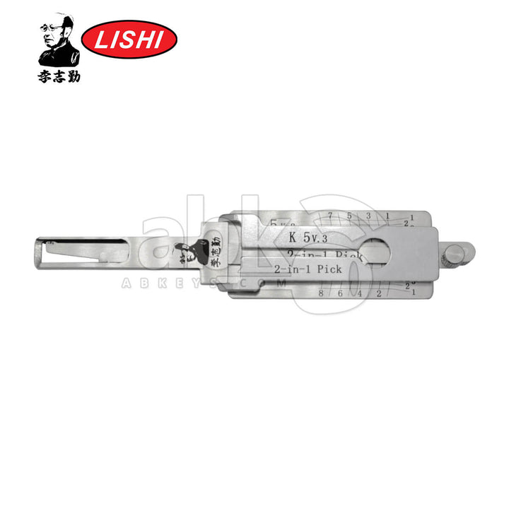 Original Lishi K5 3-in-1 Pick & Decoder for Hyundai & Kia 2016 + Lishi Tool Anti Glare - ABK-1949