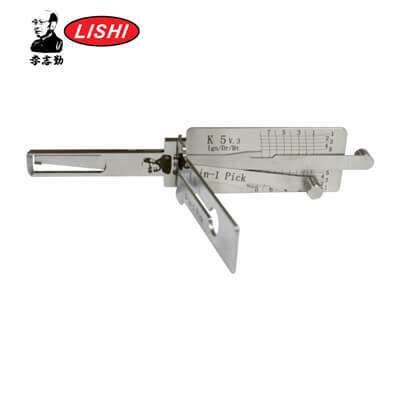 Original Lishi K5 3-in-1 Pick & Decoder for Hyundai & Kia 2016 + Lishi Tool Anti Glare - ABK-1949