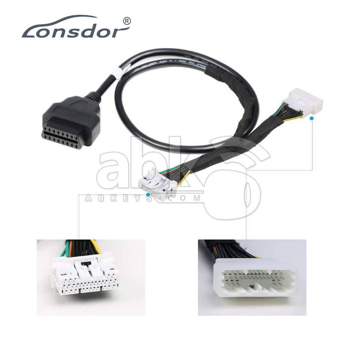 Lonsdor FP30 Cable for Toyota All Key Lost 8A-BA and 4A Models without PIN Code FP30 - ABK-1984 -