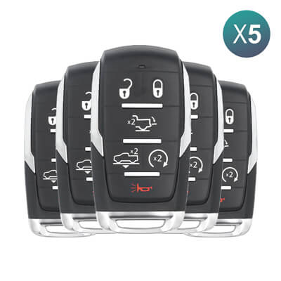 Dodge Ram 1500 2019+ Smart Key 6Buttons 68291692AD 433MHz OHT-4882056 5Pcs Bundle - ABK-2008-OFF5 -