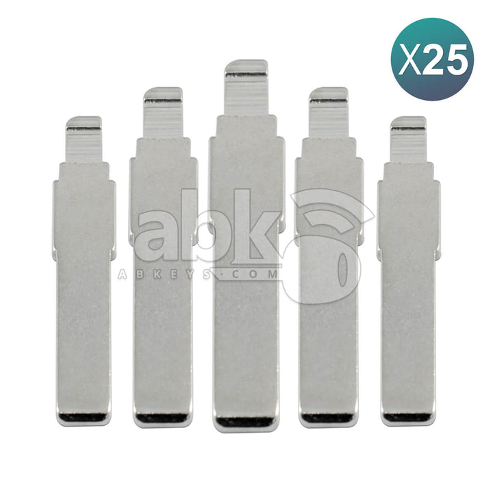 Fiat Alfa Romeo Flip Remote Key Blade SIP22 25Pcs Bundle - ABK - 2017 - OFF25 - ABKEYS.COM