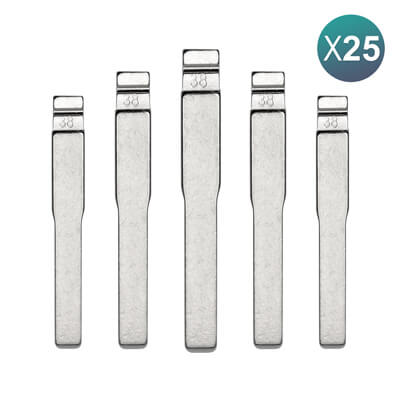 KeyDiy Xhorse Remote Key Blade For Ford Land Rover HU101 25Pcs Bundle - ABK-2029-OFF25 - ABKEYS.COM