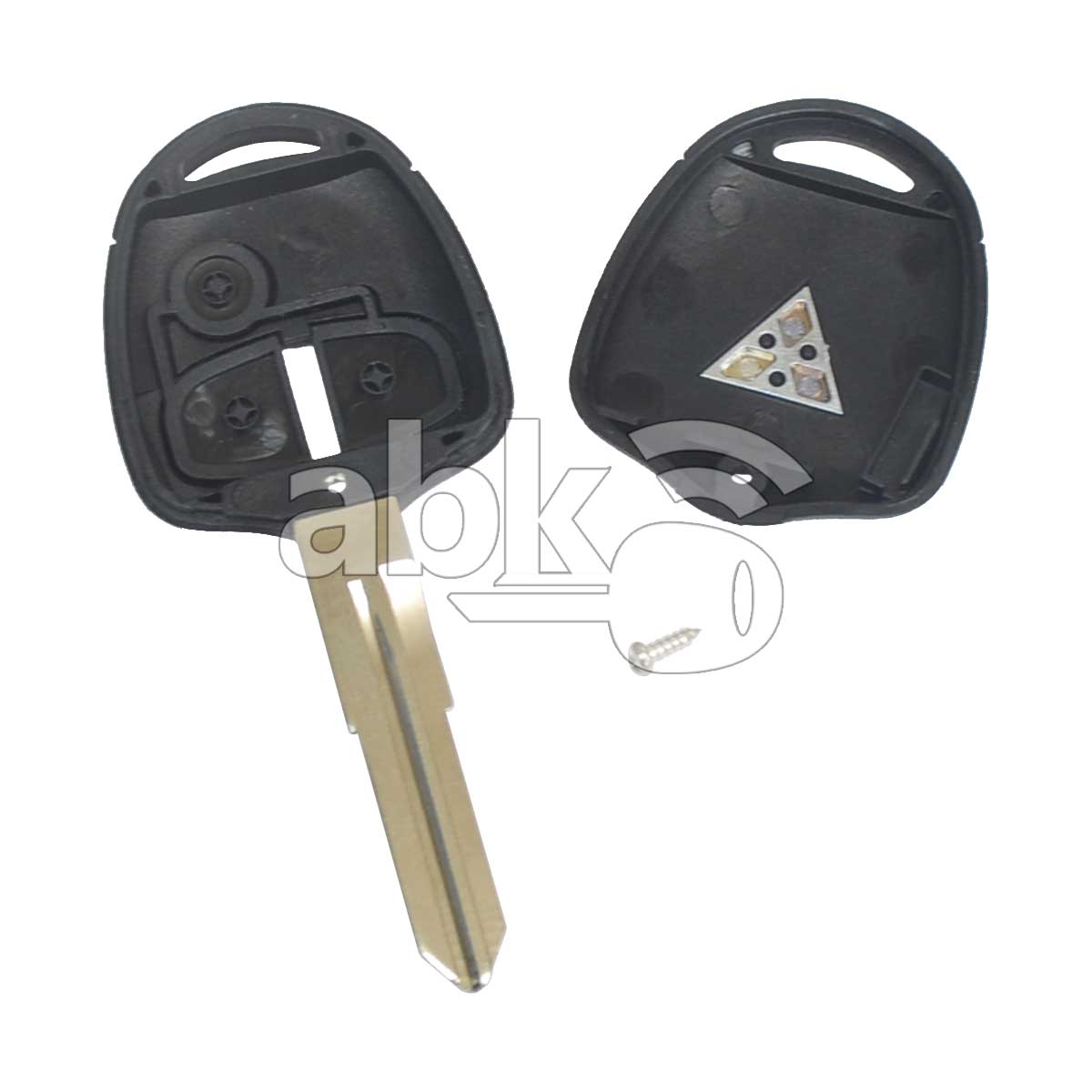 Mitsubishi Pajero 2005+ Key Head Remote Cover 2Buttons MIT8 25Pcs Bundle - ABK-2066-OFF25 -