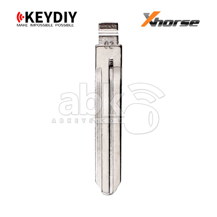 KeyDiy Xhorse Remote Key Blade For Toyota TOY43 100Pcs Bundle - ABK-2141-OFF100 - ABKEYS.COM