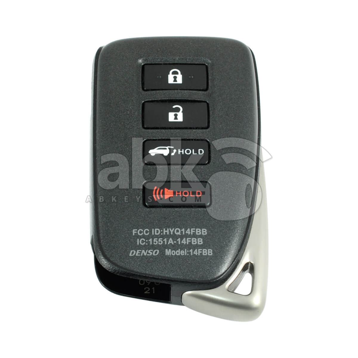 Lexus LX NX 2016+ Smart Key 4Buttons 89904-78630 89904-78570 433MHz BG1EW P1 A8 - ABKEYS.COM