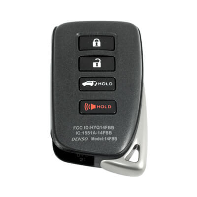 Lexus LX NX 2016+ Smart Key 4Buttons 89904-78630 89904-78570 433MHz BG1EW P1 A8 - ABKEYS.COM