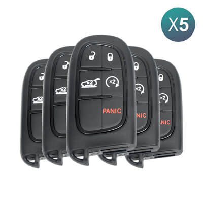 Jeep Cherokee 2014-2022 Clé Intelligente 5Boutons 68141580AF 68141580AD 433MHz GQ4-54T 5 pièces Lot