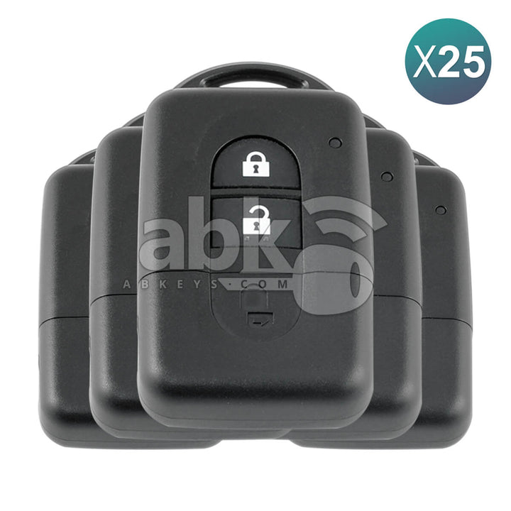 Nissan Qashqai Pathfinder X-Trail 2010+ Smart Key 2Buttons 285E3-4X00A 285E3-EB30A 433MHz 25Pcs