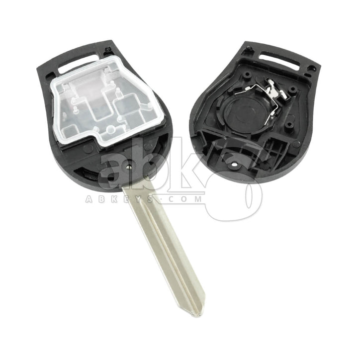 Nissan 2006+ Key Head Remote Cover 3Buttons NSN14 - ABK-2280 - ABKEYS.COM