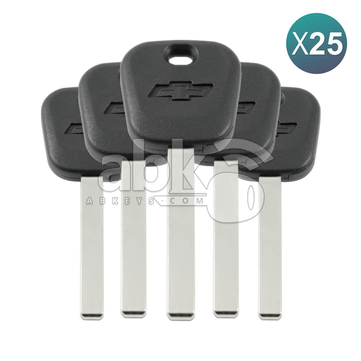 Chevrolet 2012+ Chip Less Key HU100 25Pcs Bundle - ABK-2286-OFF25 - ABKEYS.COM