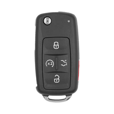 Volkswagen 2006-2017 Funda de Control Remoto Plegable, 5Botones, HU66