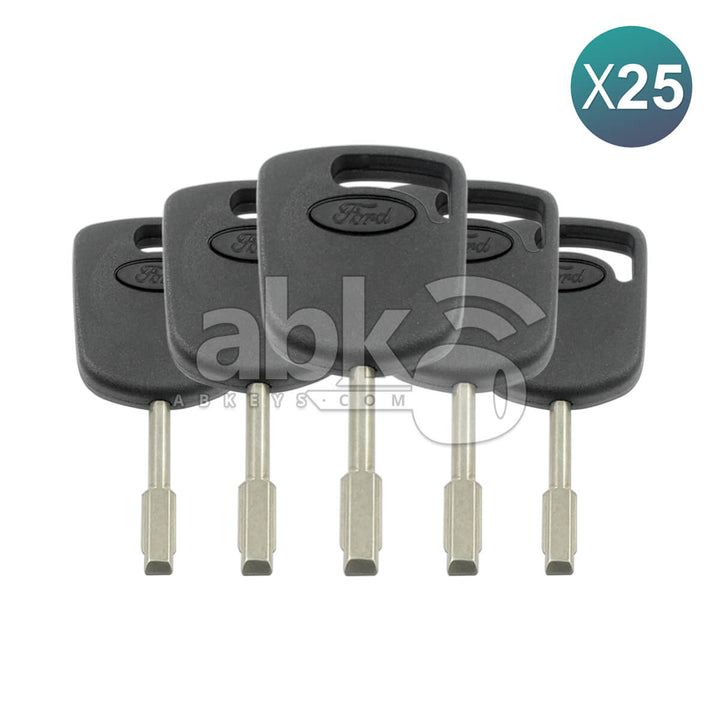 Ford Focus Mondeo Chip Less Key FO21 25Pcs Bundle - ABK-2321-OFF25 - ABKEYS.COM