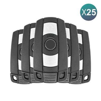 BMW 3, 5 X-Series CAS2 CAS3 2003+ Clé Intelligente, 3Boutons, 868MHz, 5WK49125 25 pièces Lot