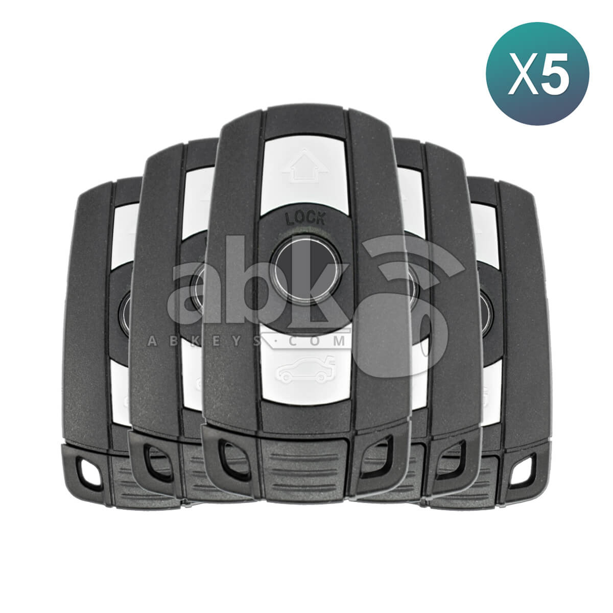 Bmw 3 5 6 X Series CAS2 CAS3 2003+ Smart Keys 5Pcs Offer 3Buttons 5WK49125 868MHz   ABK 2365 OFF5  