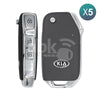 Genuine Kia Niro 2019-2022 Flip Remote 3Buttons 95430-G5400 433MHz SVI-SKRGE03 5Pcs Bundle