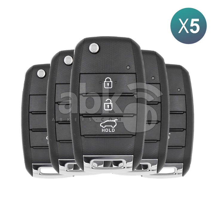 Genuine Kia Picanto 2017-2019 Flip Remote 3Buttons 95430-G6600 433MHz OKA-NO.39 / 876T 5Pcs Bundle
