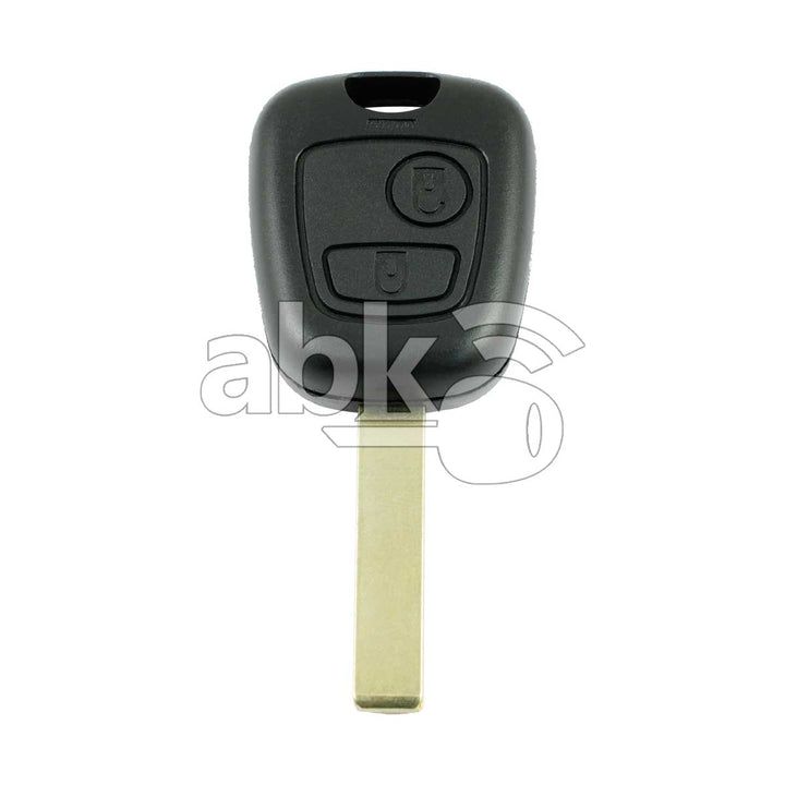 Genuine Peugeot 307 2001-2009 Key Head Remote 2Buttons 6554RC 433MHz HU83 - ABKEYS.COM