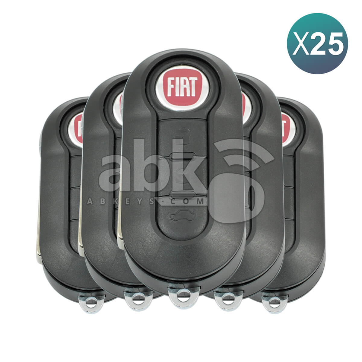 Fiat 2005 + Flip Remote Cover 3Buttons SIP22 25Pcs Bundle   ABK 2668 OFF25   ABKEYS