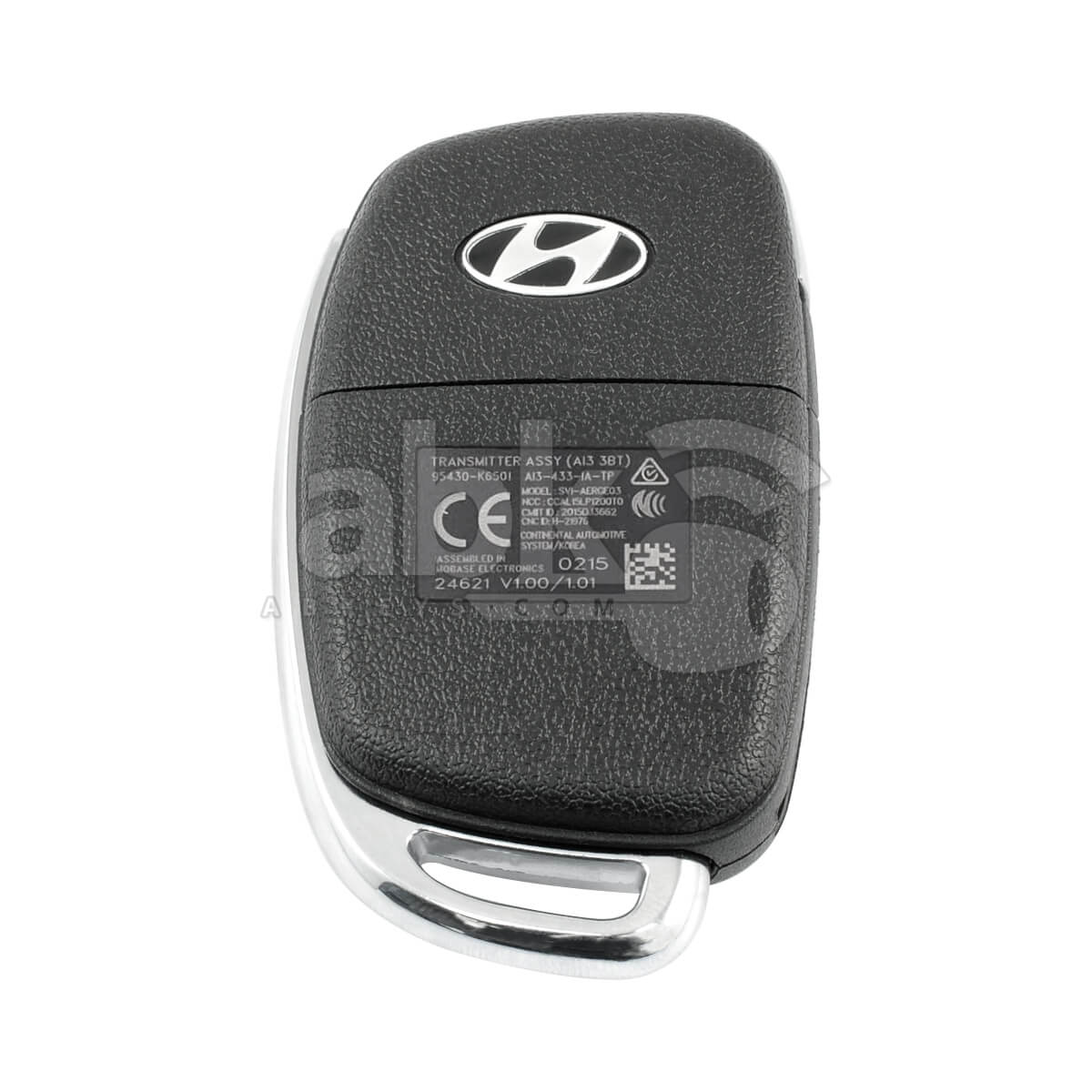 Genuine Hyundai Grand I10 2019-2023 Flip Remote 3Buttons 95430-K6501 433MHz SVI-AERGE03 - ABKEYS.COM